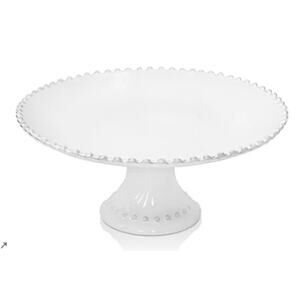 Costa Nova Pearl white - 11" Cake Stand